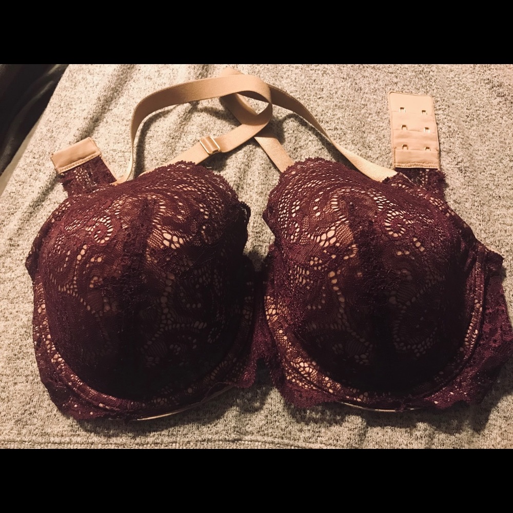 Third Love Lace Balconette deep orchid